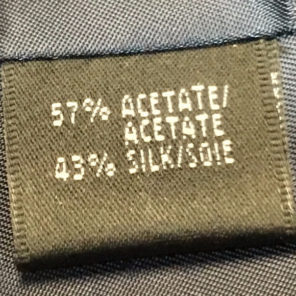 Lafayette 148 Blue Silk Blend Textured Crop Jacket - Picture 5 of 8